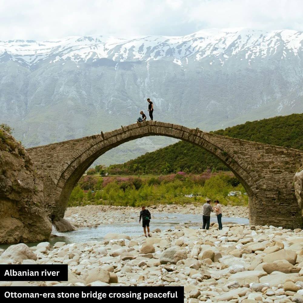 stone bridge over river