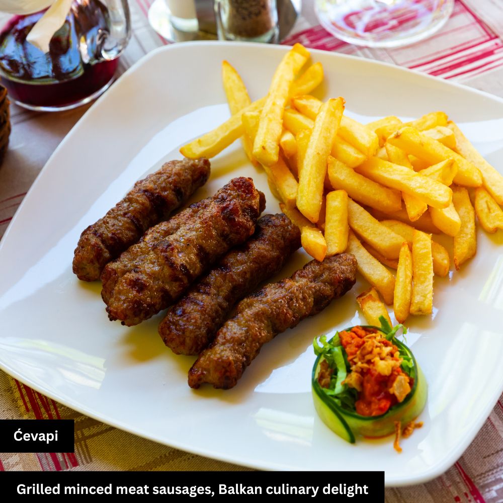 grilled minced meat sausages