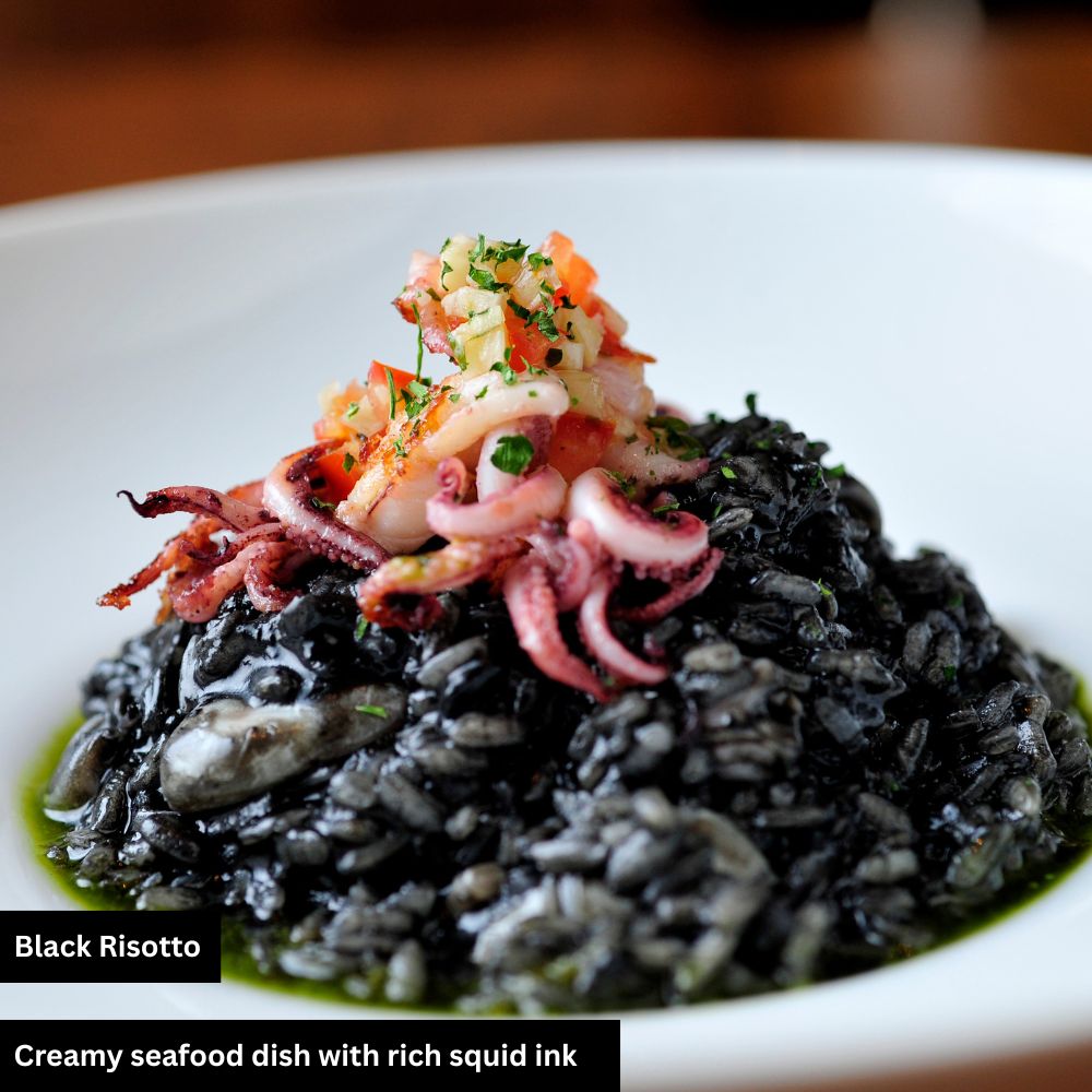 black Risotto Croatian food