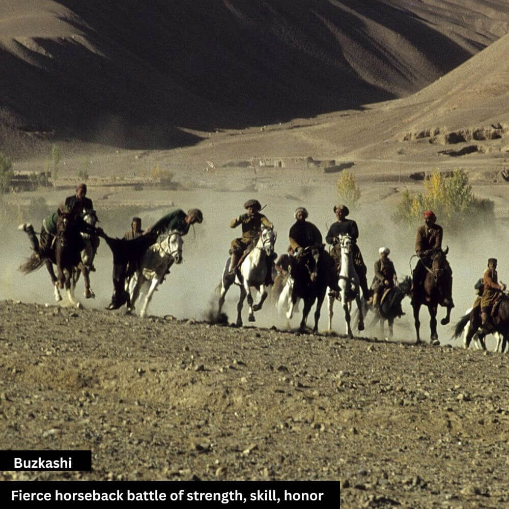 Afghanistan’s fierce horseback game of strength, skill.