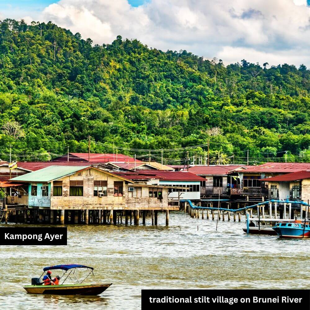 kampong ayer traditional stilt village brunei river