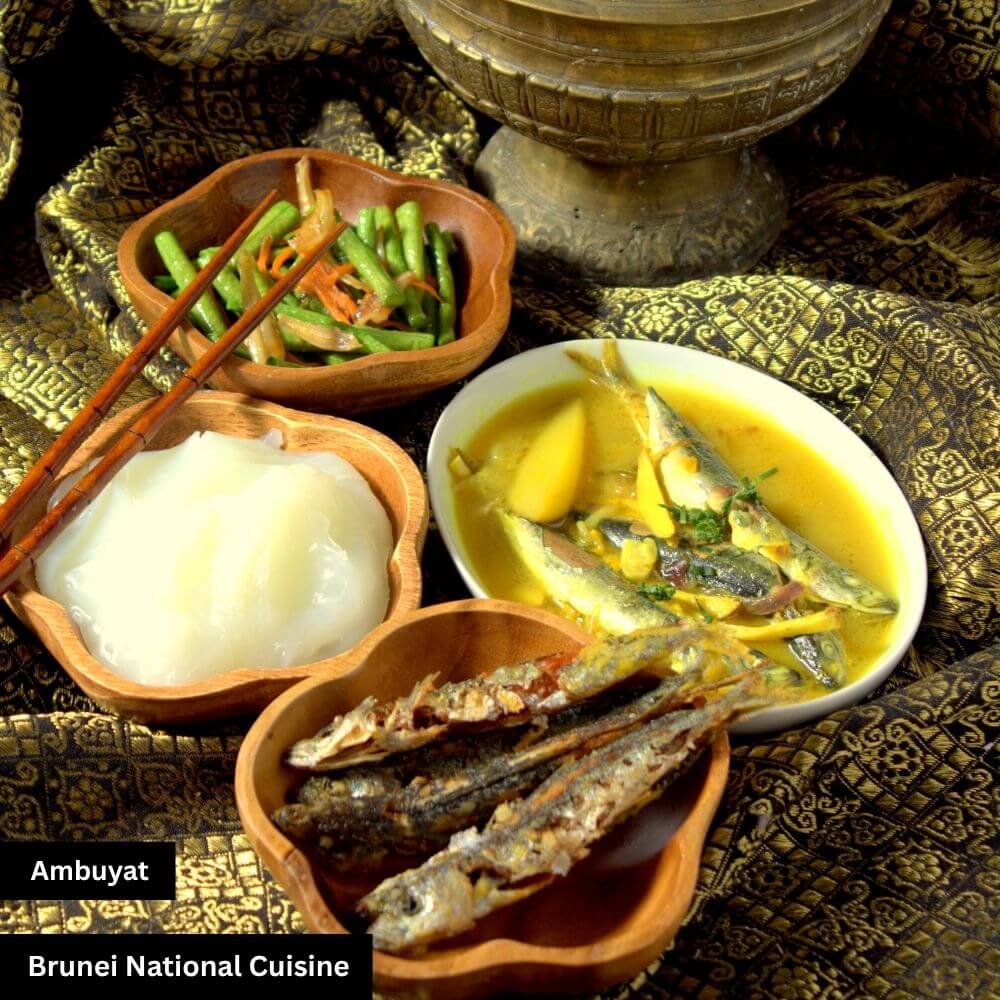 Ambuyat Brunei dish