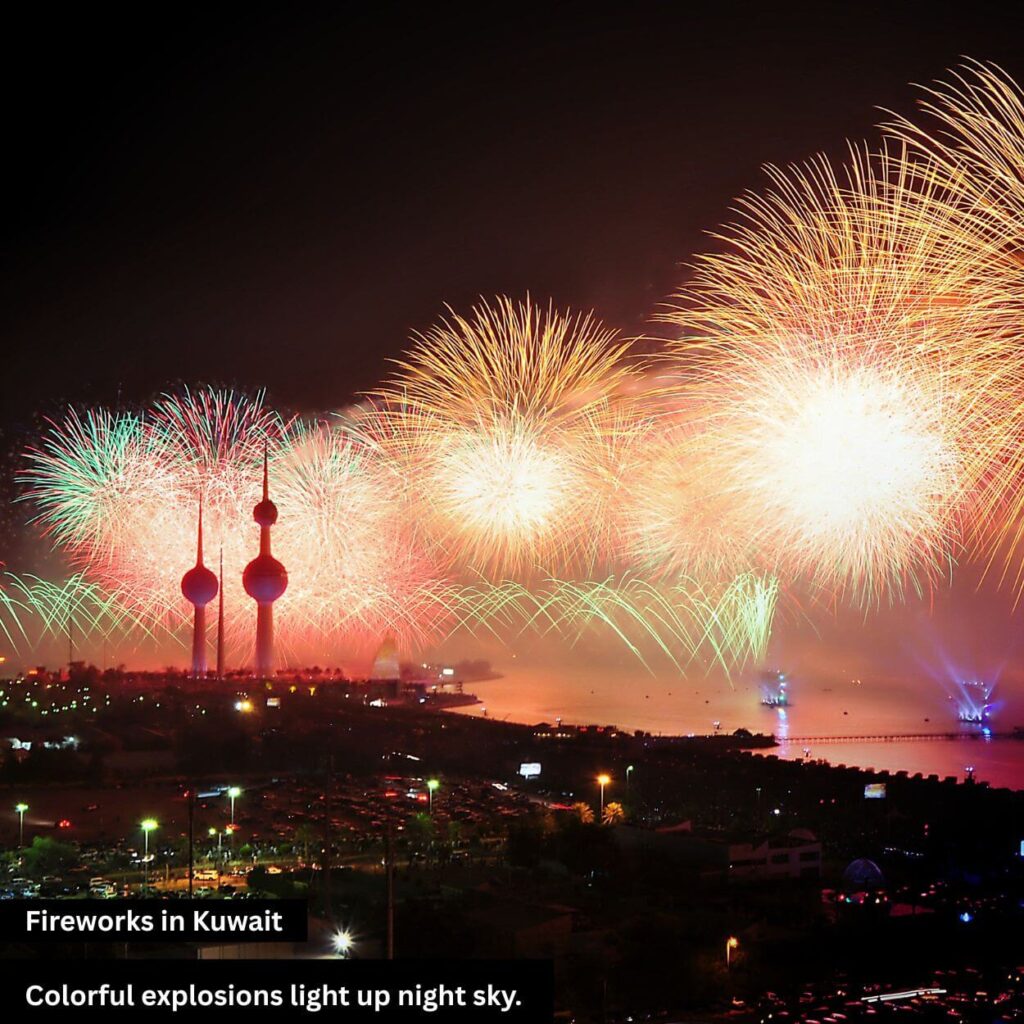 fireworks in kuwait