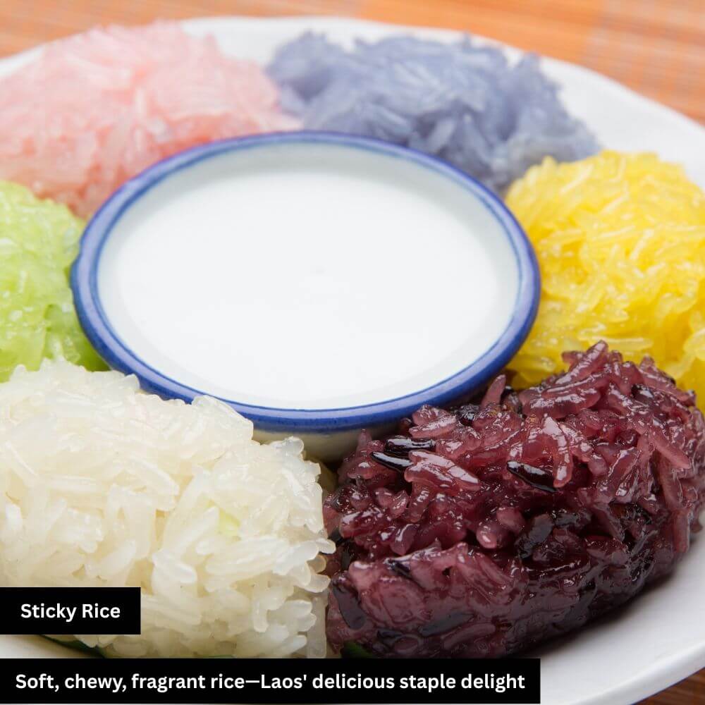 Sticky Rice rich taste favret in Laos