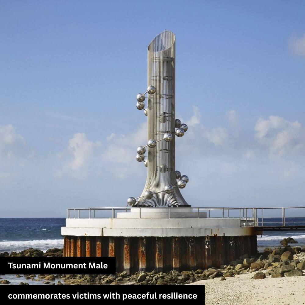 Tsunami monument male