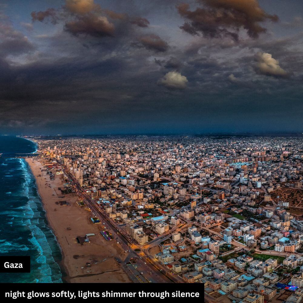 gaza night view