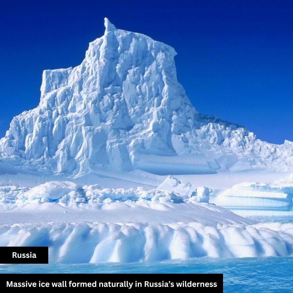 Mascive ice wall