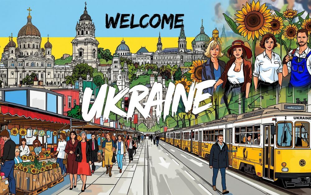 Ukraine flag image