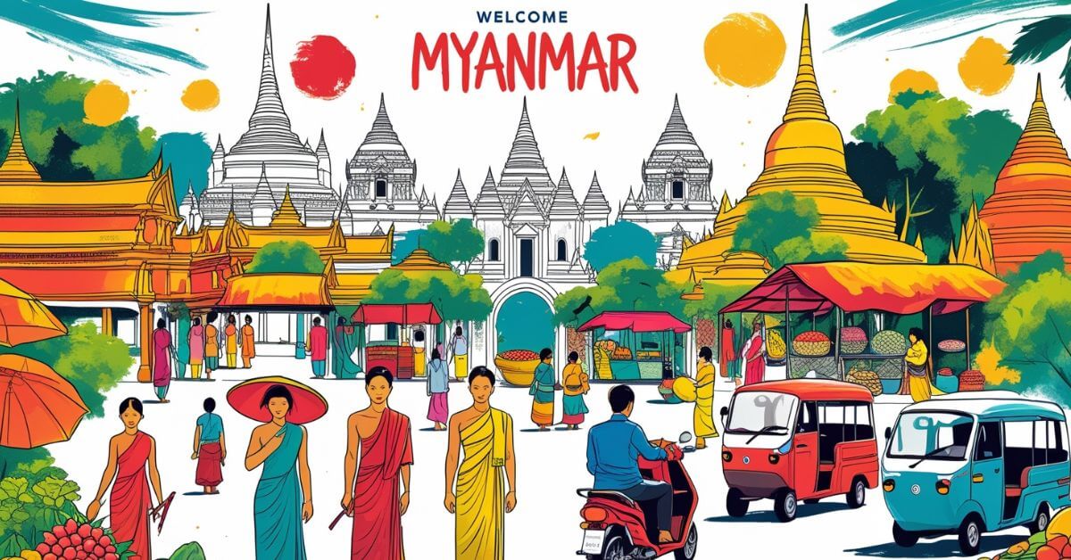 this image shows culture of myanmar