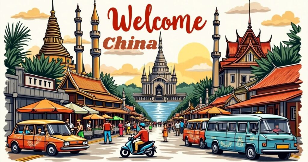 This is the picture of china which shows culutre of cina