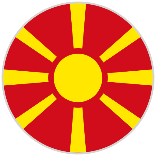 North Macedonia flag logo
