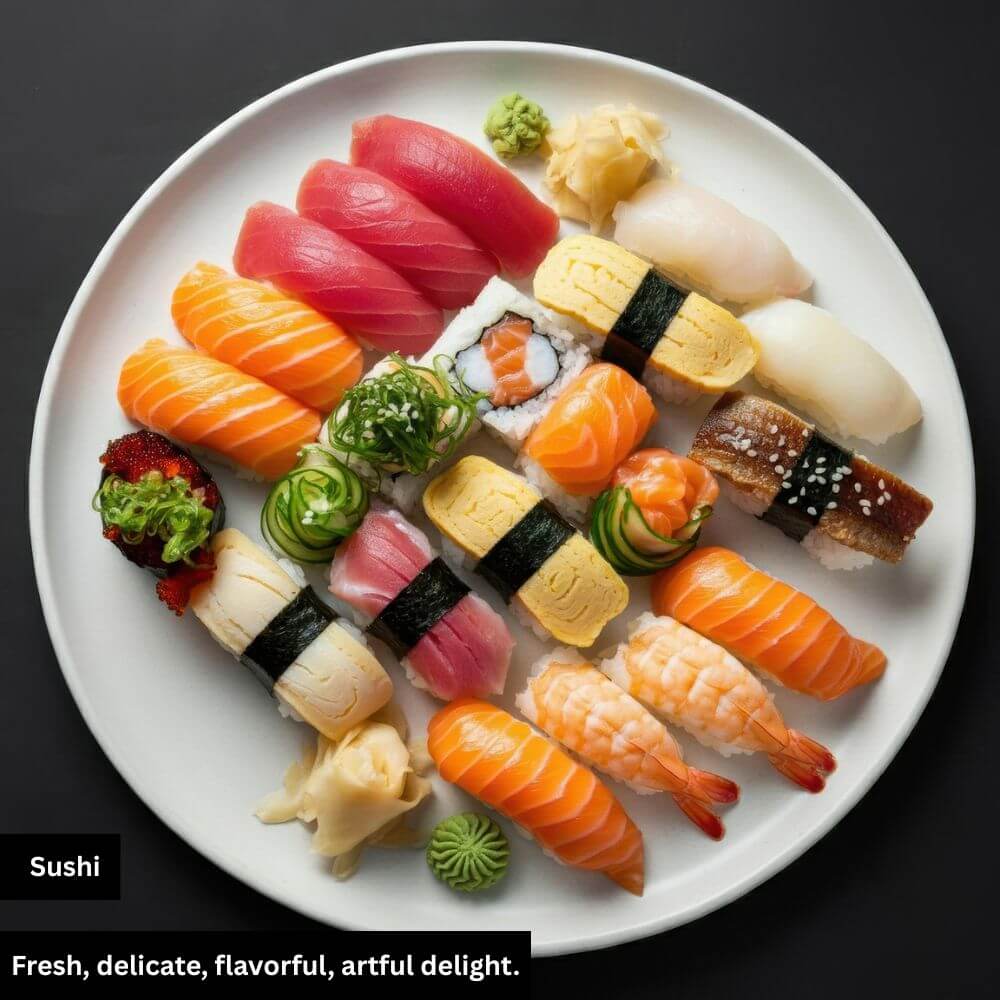sushi rich japni dish