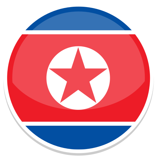 North Korea flag logo