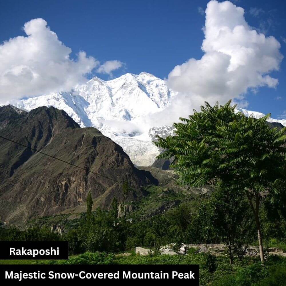 rakaposhi majistic snow mountain