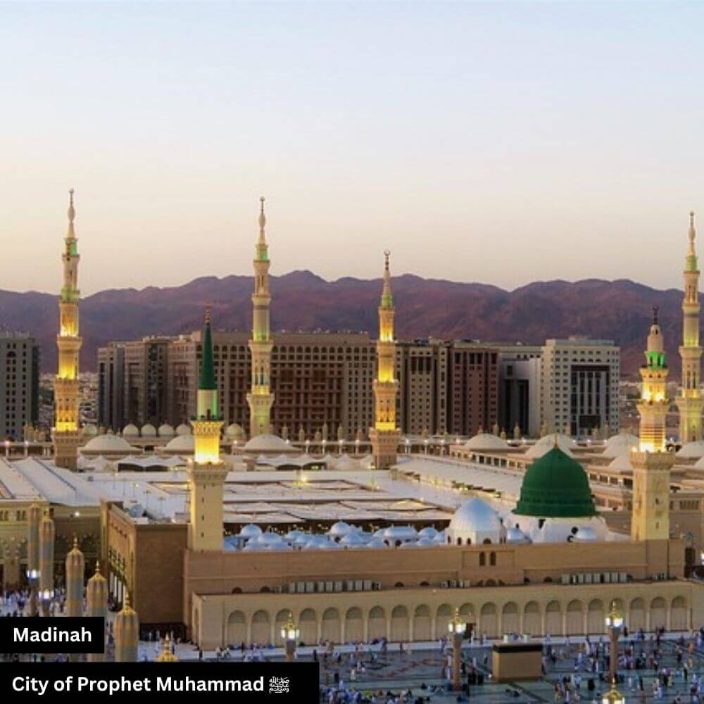 Madina, the second holiest city in Islam, home to Prophet's Mosque