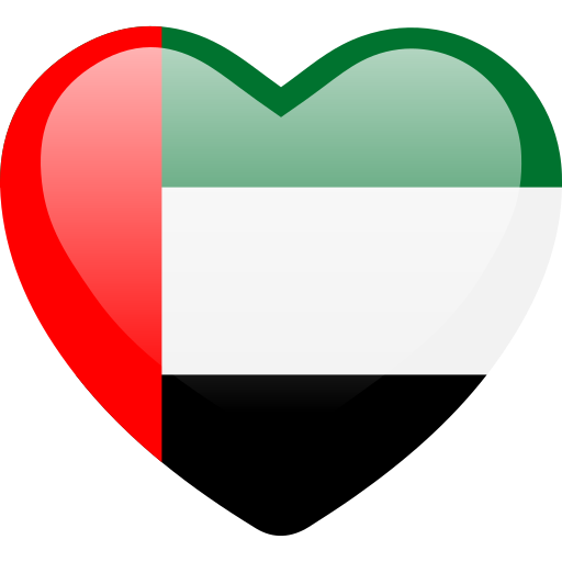 kuwait flag logo heart
