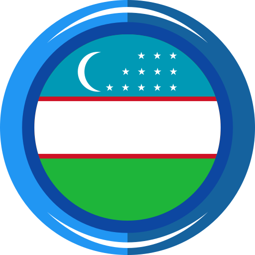 Uzbekistan national flag logo