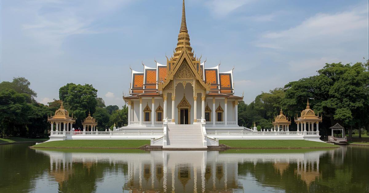 Bang Pa-In Summer Palace, Ayutthaya, Thailand – historic palace by Chao Phraya River